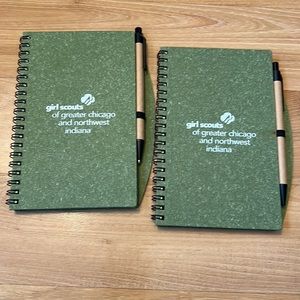 New Girl Scout Notebooks great for leaders